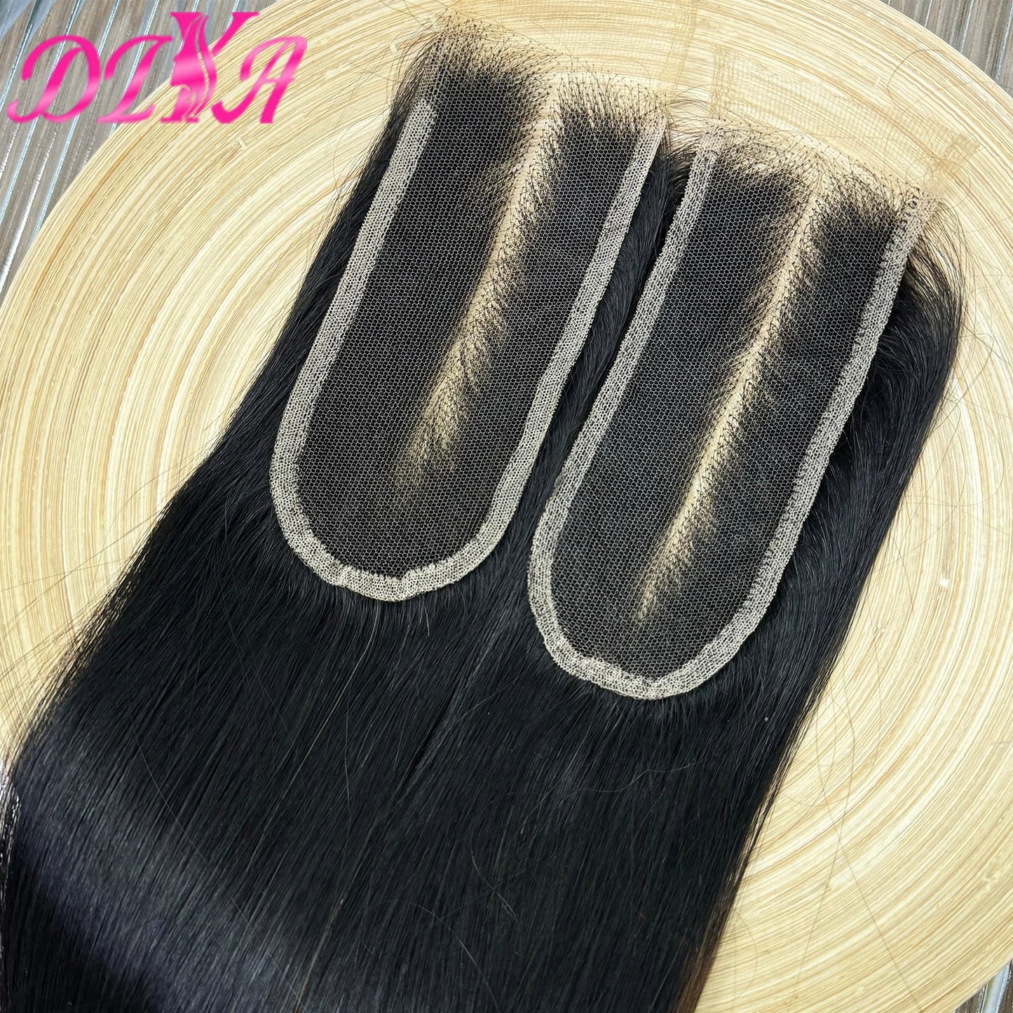 1BT4 Ombre Straight Bundles with 13x4 HD Lace Frontal 16A Double Drawn Vietnamese Hair Bundles with 2x6/5x5 Real HD Lace Closure