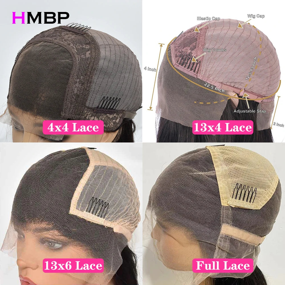 30 32 Inch Double Drawn Glueless Wig Pre Plucked Human Hair 13x6 Hd Lace Frontal Wig Transparent Lace Human Hair Wigs For Women