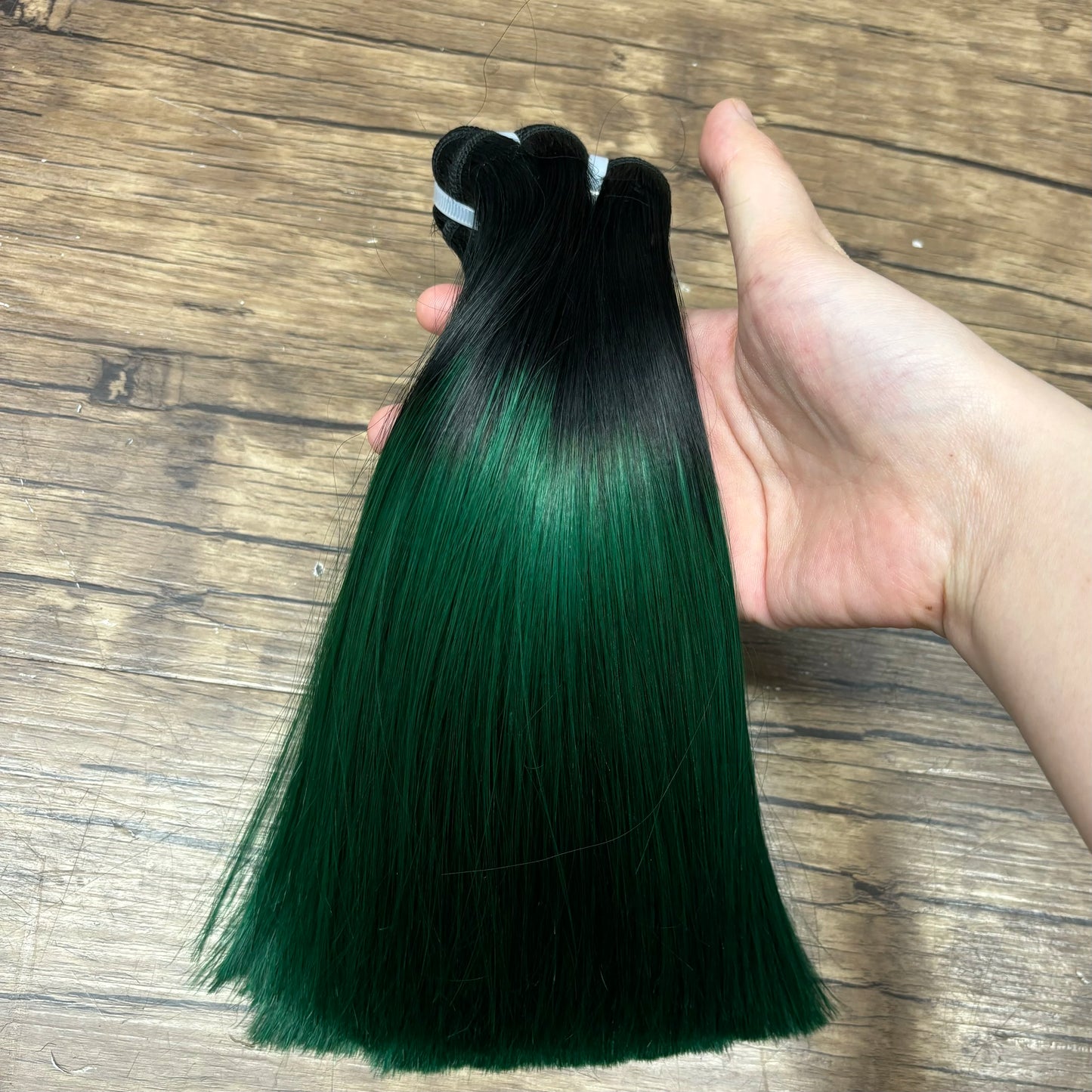 2X6 Lace Frontal Colored Vietnamese Human Hair Bundles and Closure Double Drawn Ombre Color Remy Human Hair Extensions
