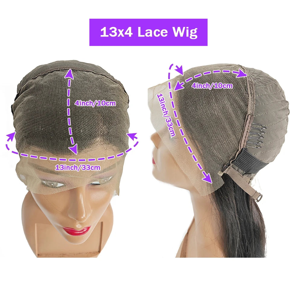 250% Brazilian Human Hair Wig Loose Wave Short Bob Wig Body Wave 13X4 HD Lace Frontal Wig Human Hair Wigs For Black Women