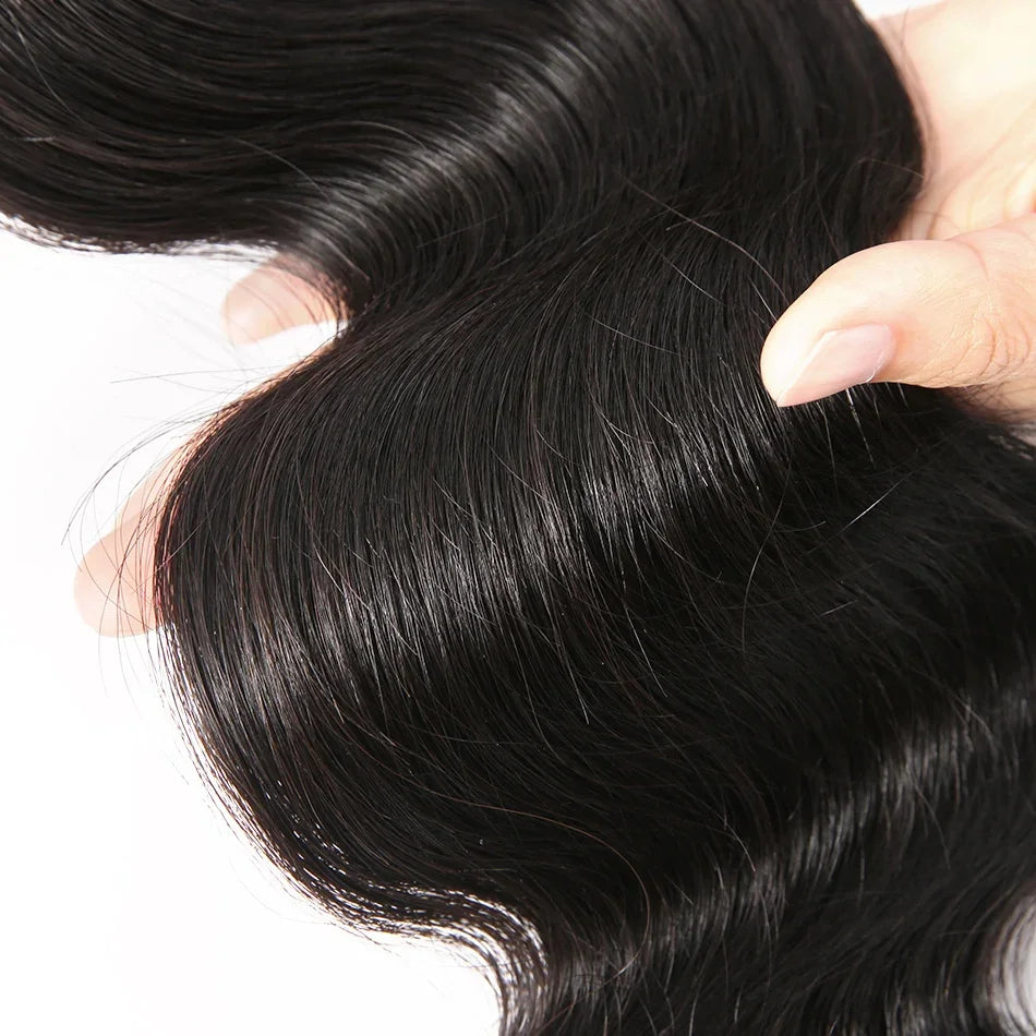 Bundles Brazilian Hair Body Wave Weave Bundles Human Hair 30 Inch Bundles Natural Black Hair Extensions 1 3 4 Bundles Pieces