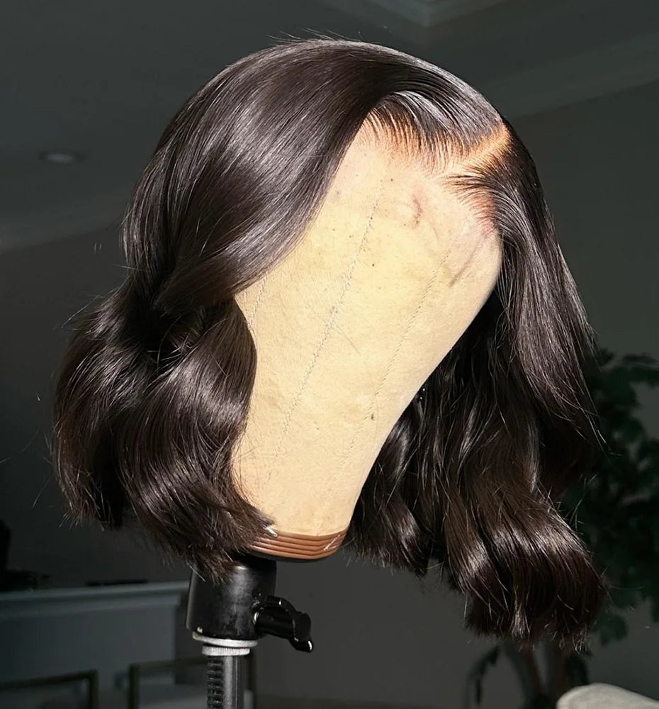 250% 10A Raw Vietnamese Transparent Lace Frontal Wig Human Hair 13x4 13x6 Bob Preplucked Bleached Knots Human Hair Wig for Women