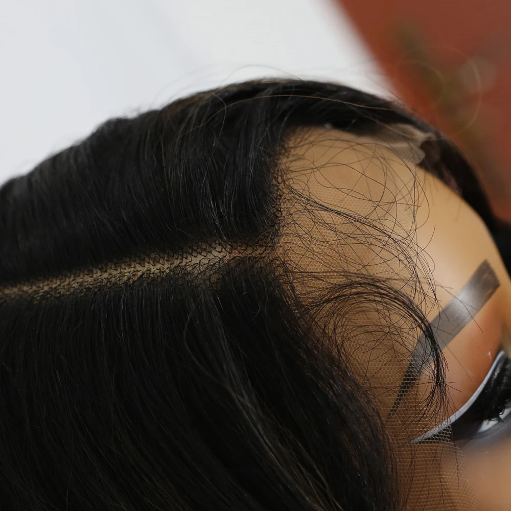 Ombre Highlight Wave Wig for Women Synthetic T-Part Lace Frontal Red Lace 13x5 Black Cosplay Daily Use Hair