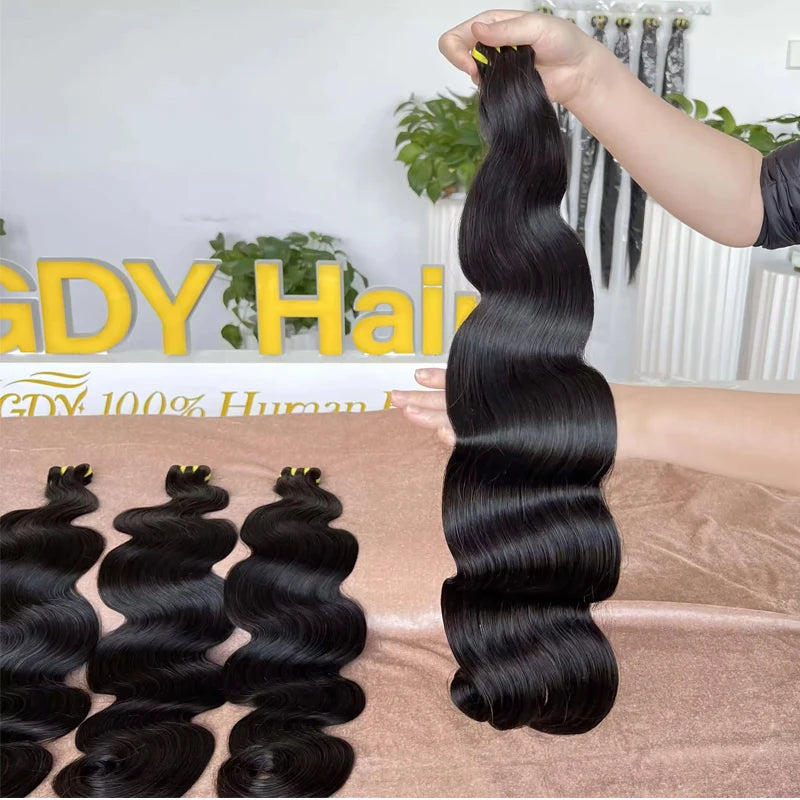 GDYLuxury 12A Grade Body Wave Bundles 100% Human Hair Bundles Human Hair Raw virgin Hair Extensions For Women Unprocessed Hair