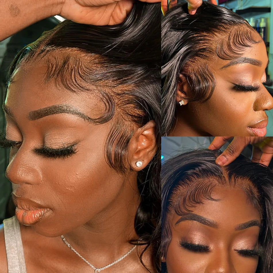30 32inch Straight Lace Front Human Hair Wig 13x4 13X6 Transparent Lace Frontal Wig Brazilian 5x5 Closure Cheaper Wigs For Women