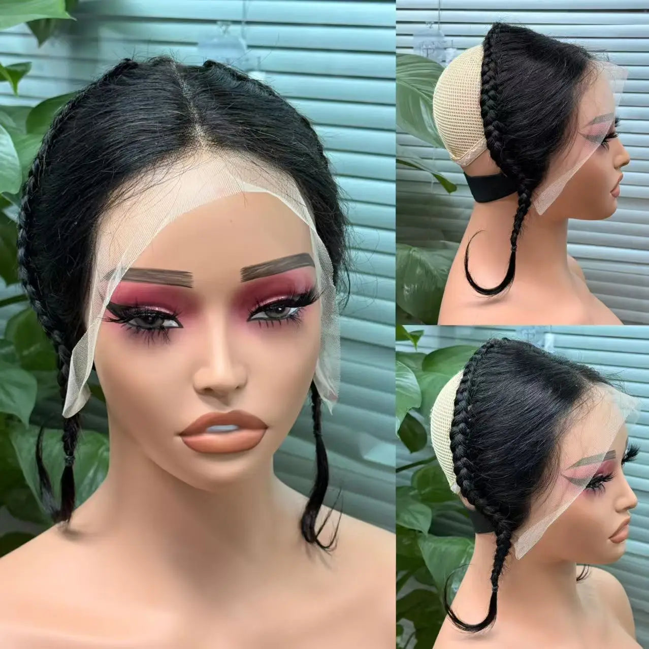 Nabi Natural Hair Frontal 13x4 Lace Frontal With Braids Remy Brazilian Human Hair Frontal Lace Only 10 inch for Headband Wigs