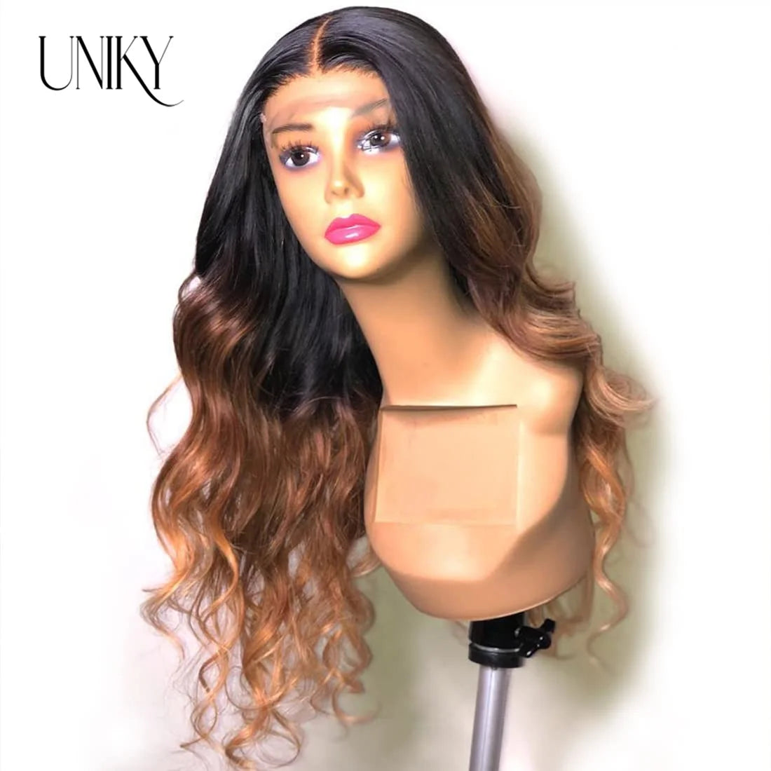 Ombre Lace Front Wig Human Hair Wigs For Women Brazilian Body Wave Lace Front Wig 13X4 Blonde Lace Frontal Wig On Sale Clearance