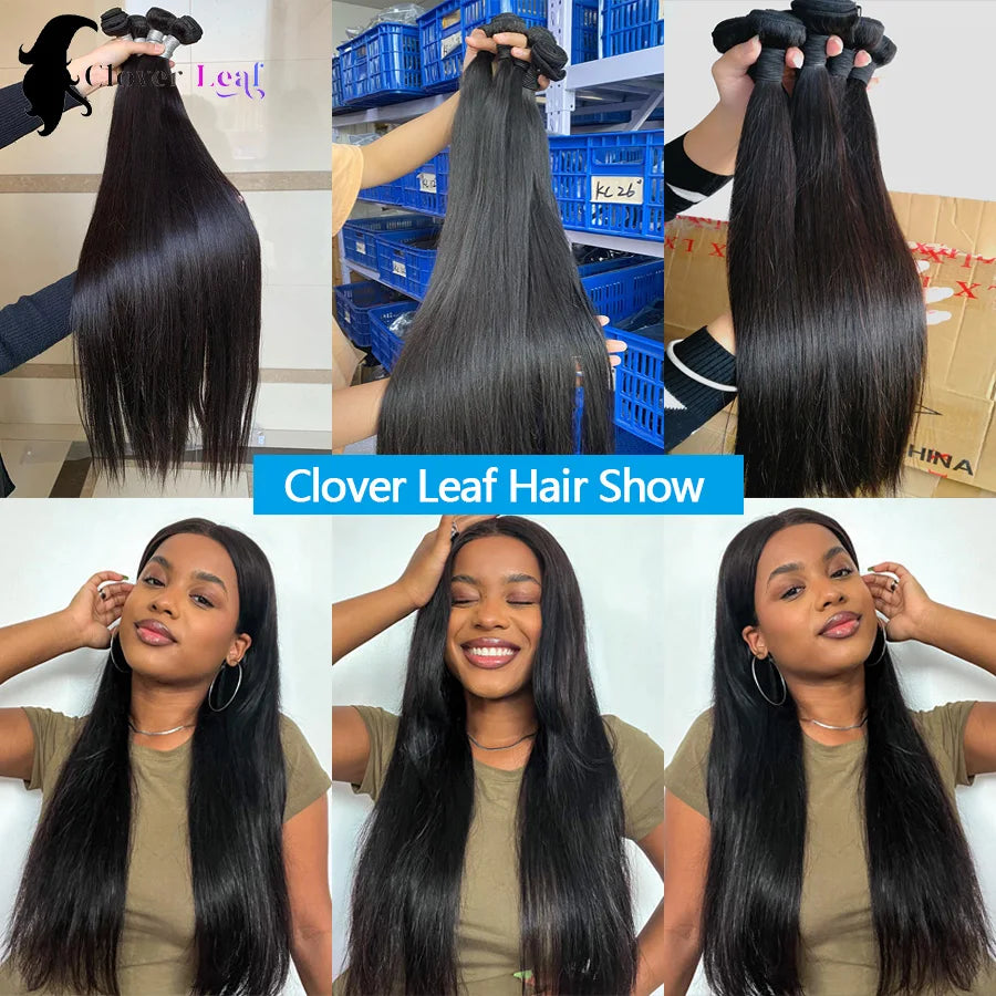 26 26 26 Inch Straight Human Hair Bundles Brazilian Weave 100% Human Hair Extension Natural Black Color Thick bundles Human Hair