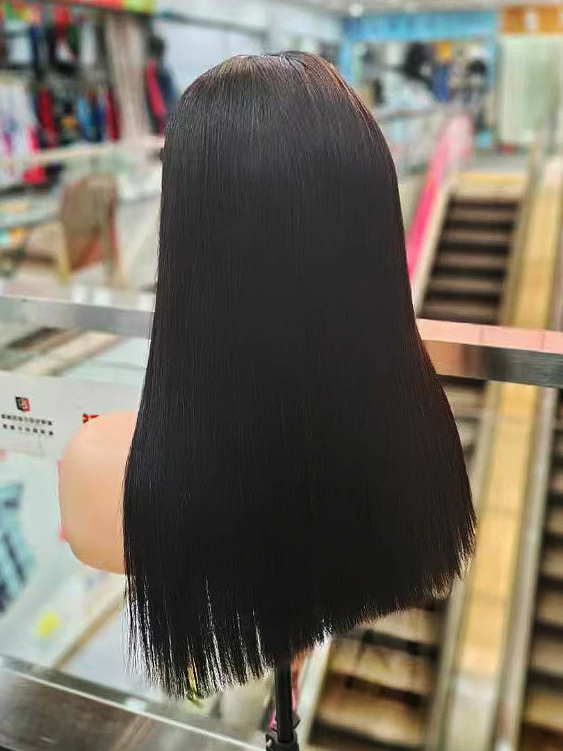 28 30 inches Double Drawn Bone Straight Raw Vietnamese Human Hair Wigs 2x6 Real HD Lace Closure Virgin Hair Wigs for Black Women