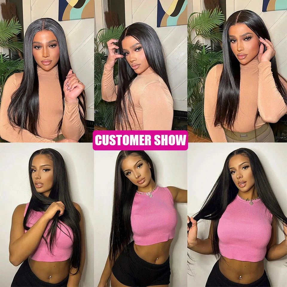 Brazilian 30 Inch Raw Virgin Unprocessed 100% Human Hair Extensions Bone Straight 1 3 4 Bundles Deal Double Weft  For Women 100g