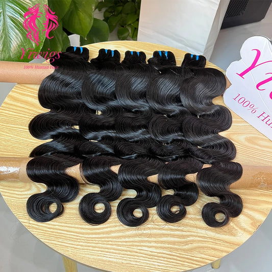 Yiwigs 15A Grade Body Wave 100% Raw Virgin Human Hair Bundles Unprocessed Vietnamese Hair Weave Extensions For Women