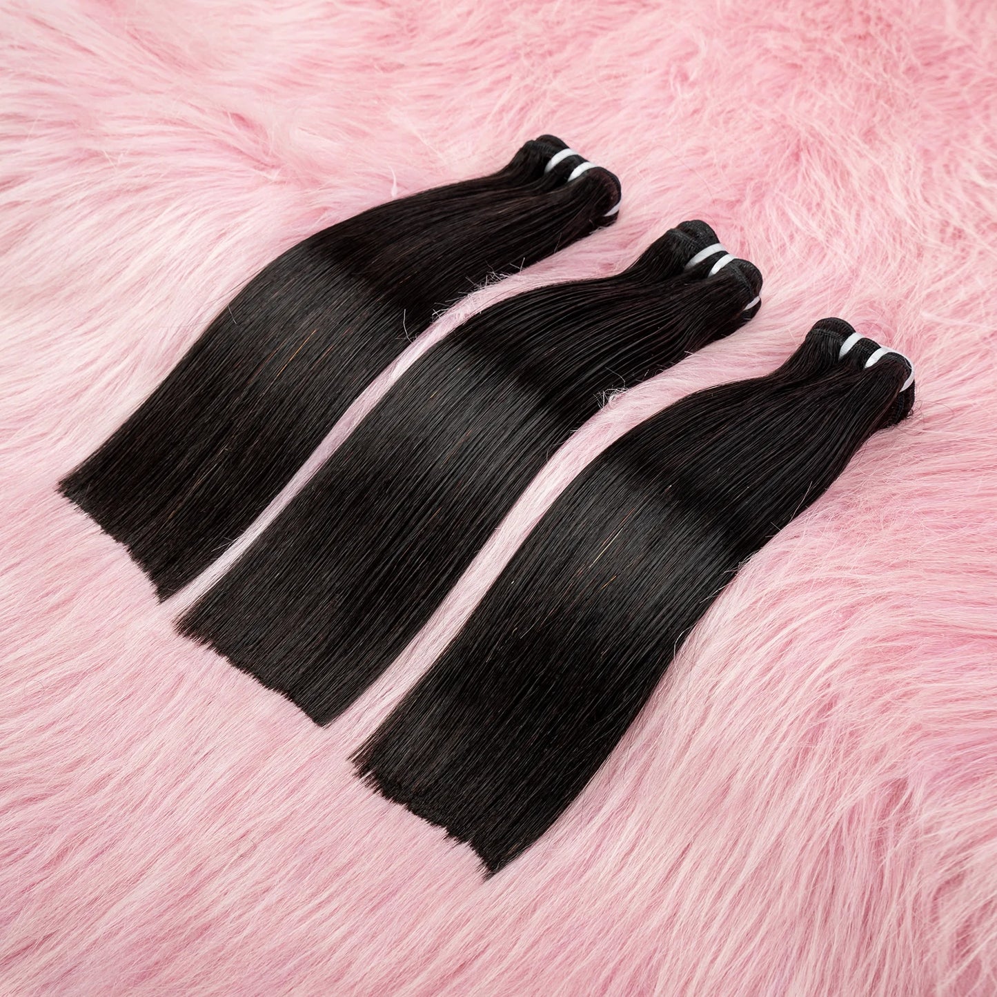 V Beauty 16A Grade Double Drawn Unprocessed Raw Vietnamese Human Hair Bundles 100% Virgin Hair Straight Bundles Extensions