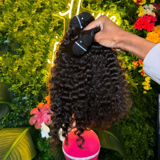 3C4A Burmese Curly Raw Hair Bundles Virgin Human Hairs Burmese Vietnamese Raw Human Hair Extensions Wholesale For Full Head 18A