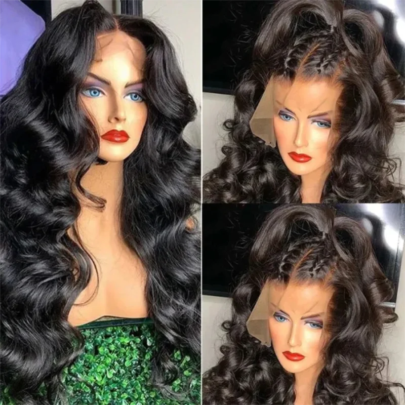 180% Body Wave Lace Front Wigs 360 Lace Wigs HD Lace 13x6 Brazilian Wigs For Women PrePlucked 13x4 Lace Frontal Human Hair Wigs