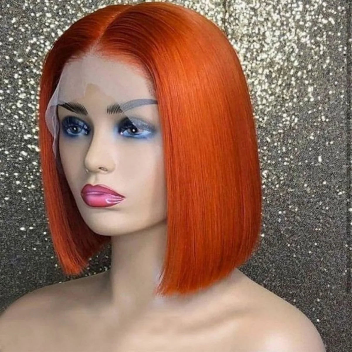 12inch 13X4 hd Transparent lace frontal Wigs Human Hair 220% density Bob Wigs 100% human hair for woman pre bleached Easy-go wig