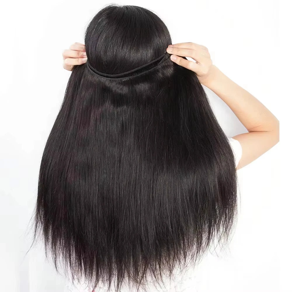 16A Straight Bundles 100% Human Hair Brazilian 30 40 Inch Raw Virgin Unprocessed 3 4 5 6Bundles Extensions Bone Straight Bundles