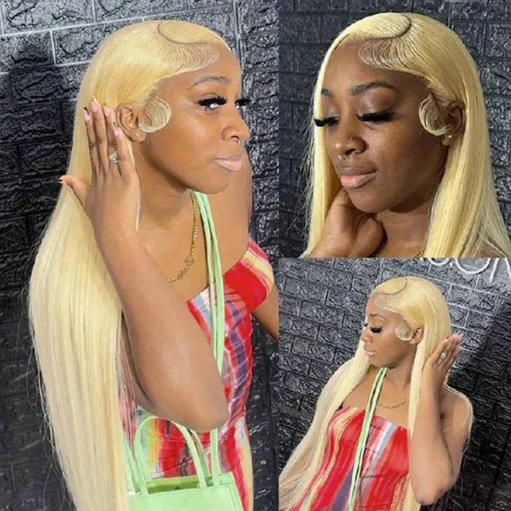 613 HD Lace Frontal Wig Blonde Human Lace Front Wig 100% Human Hair Wigs HD Lace Wig 13x6 Human Hair Wigs Brazilian Straight
