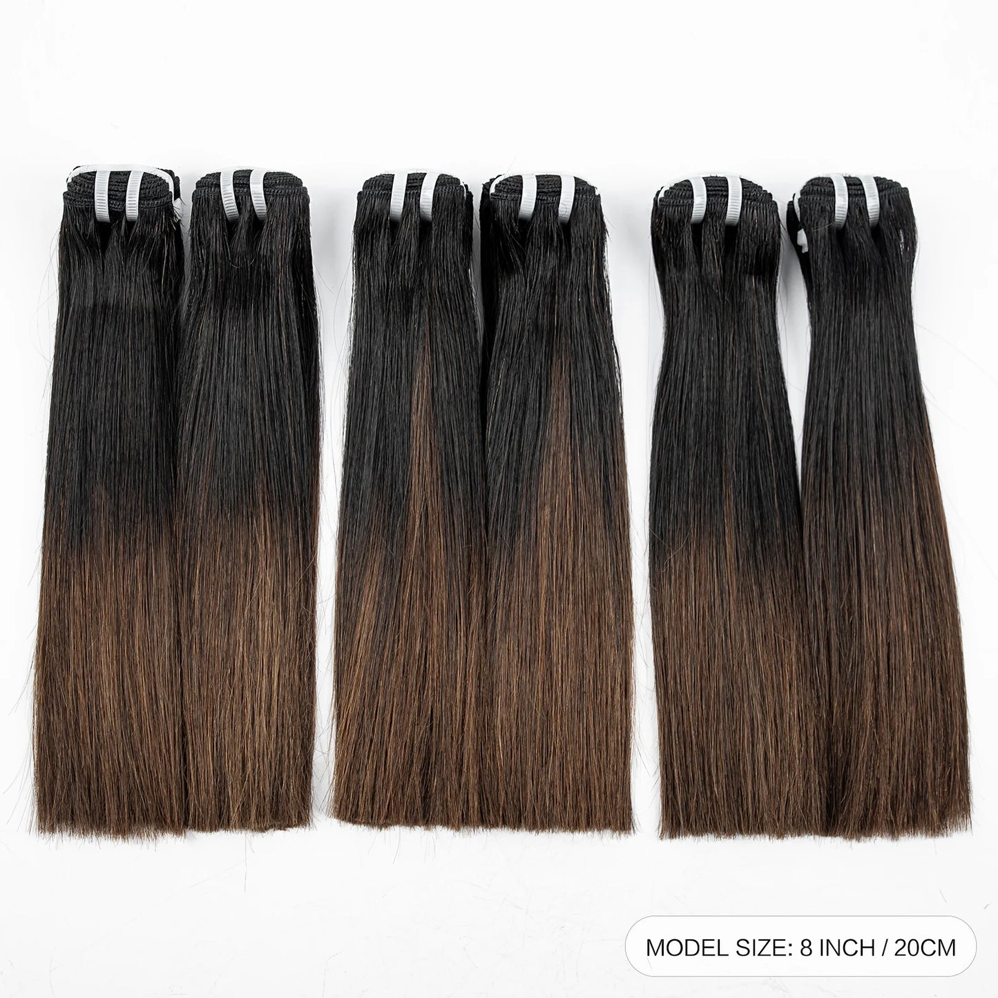 16A Bone Straight Super Double Drawn Raw Vietnamese Human Hair Bundles 1BT4 Ombre 100% Unprocessed Virgin Hair Extensions