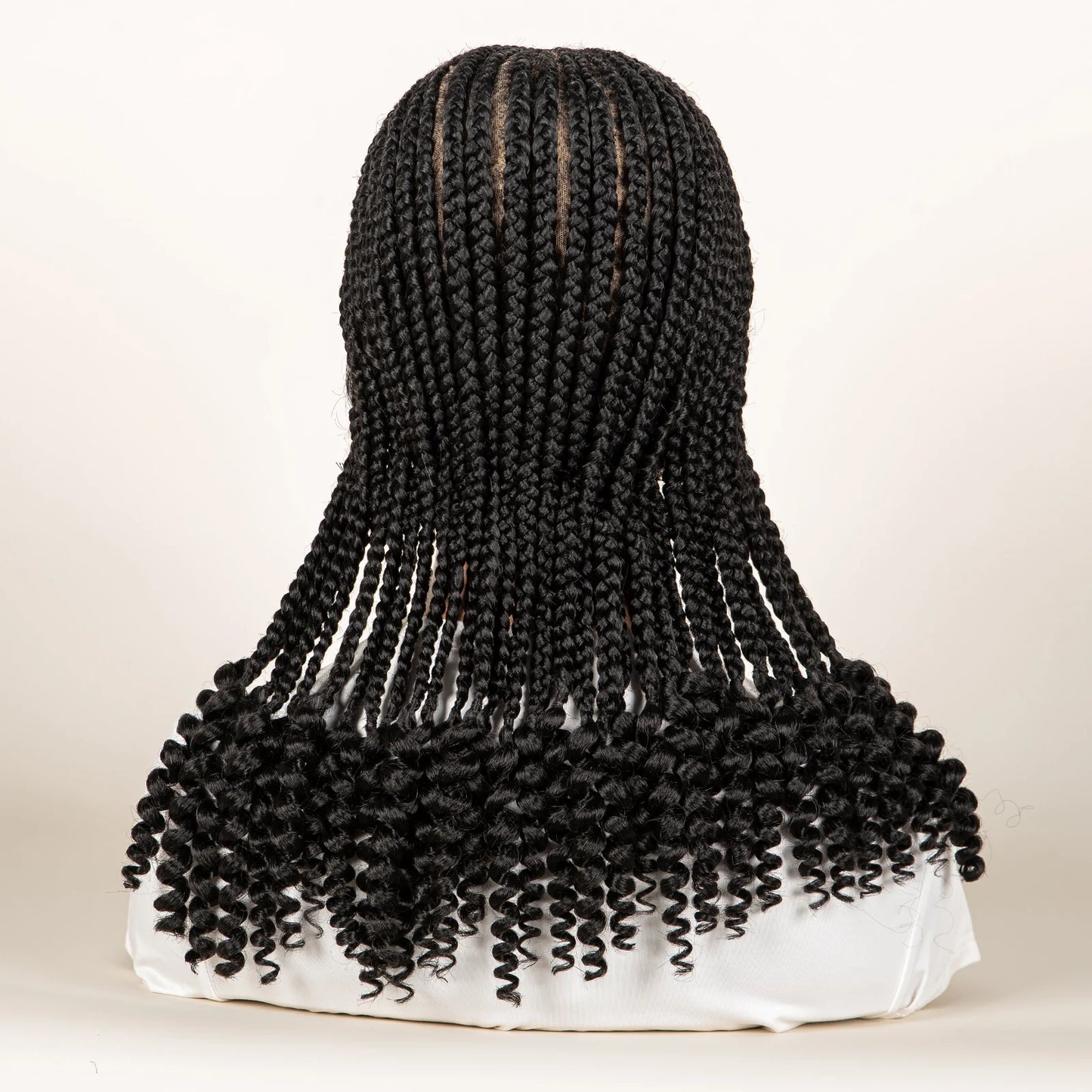 Knotless Wig Synthetic Cornrow Braided Wigs for Women 14 Inch Full Lace Braids Wig Short Blait Natural Black 2025 New Hairstyle
