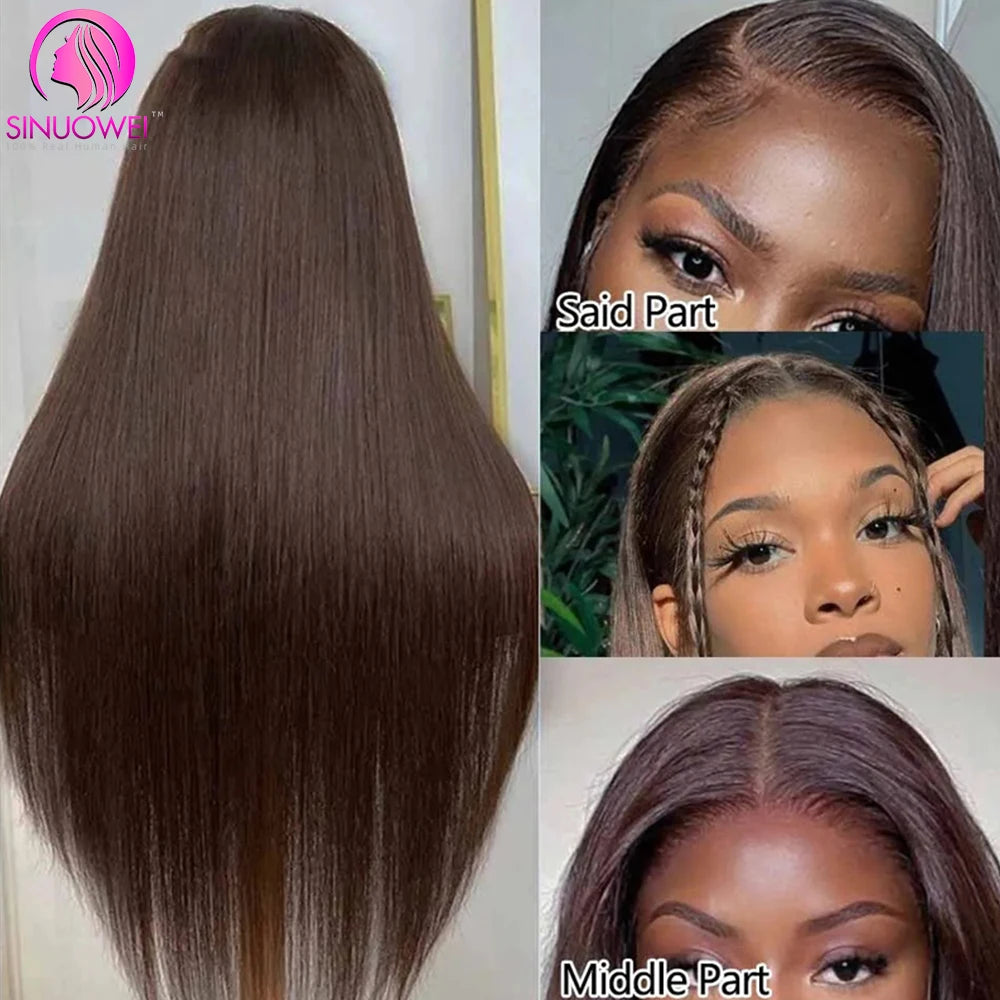 #2 Hair Bundles 1/3/4 Pcs Darkest Brown Colored Peruvian Human Hair Weaving Extensions 32 34 Inch Brazilian Hair Bundles Cheap