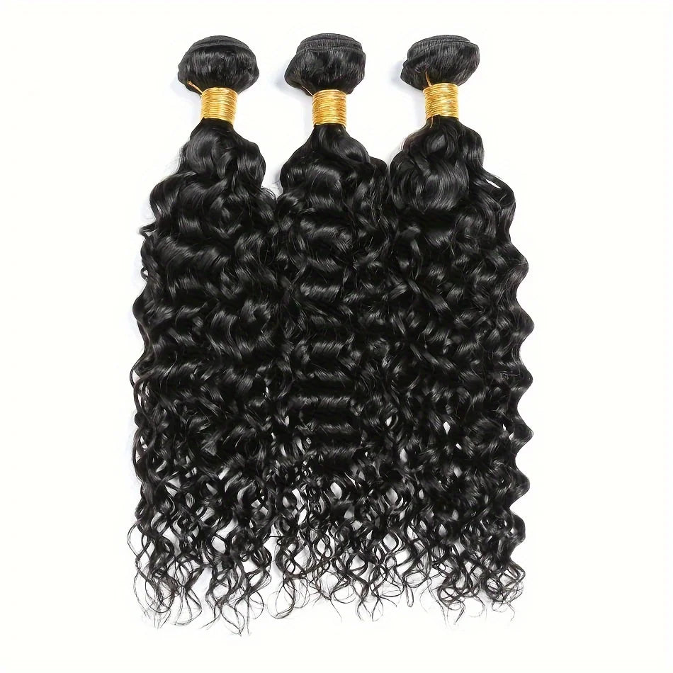 10-30 Inch Water Wave Bundles Human Hair Unprocessed 12A Brazilian Remy 100% Human Hair Extensions 1/3/4pcs Bundles For Women