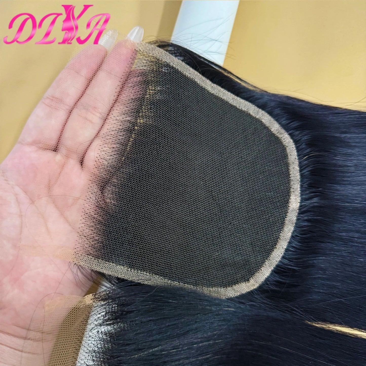 1BT4 Ombre Straight Bundles with 13x4 HD Lace Frontal 16A Double Drawn Vietnamese Hair Bundles with 2x6/5x5 Real HD Lace Closure