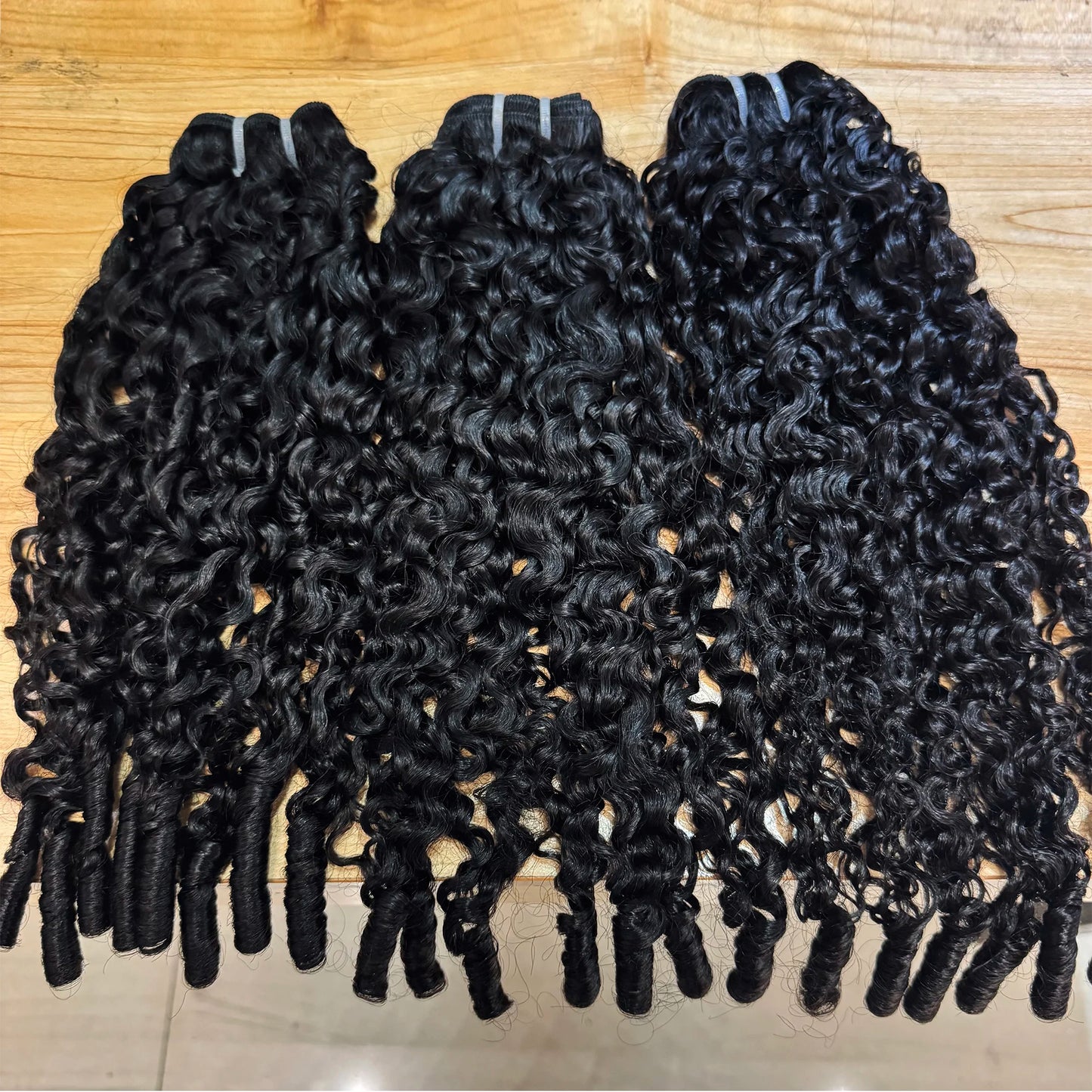 Natural Color Burmese Curly Hair Bundles Virgin Hair Bundles 100% Human Hair Bundles Raw Unprocessed Human Hair Extensions