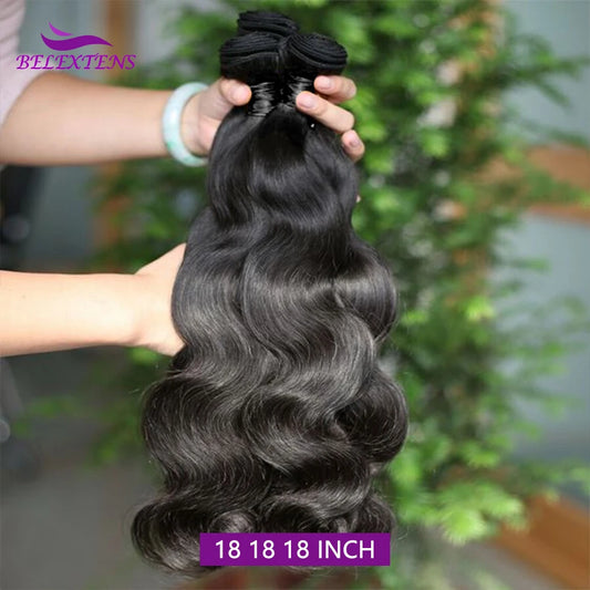 12A Body Wave Bundles Human Hair Bundles 100% Human Hair Weaves 12-32 inch Body Wave Hair Extensions Brazilian Raw Hair Bundles