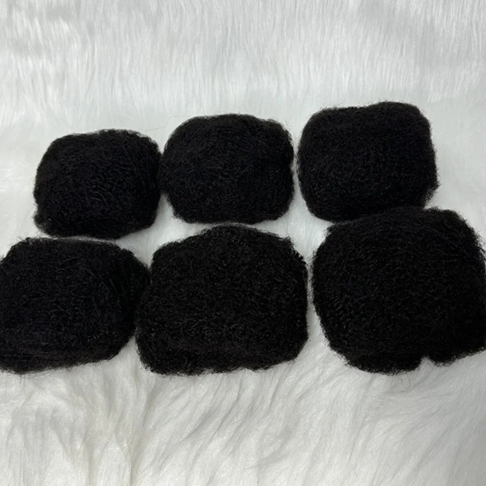 Afro Kinky Bulk Human Hair Extensions 1B# 30g/pcs Brazilian Human hair for Dreadlocks Crochet Repair Locs