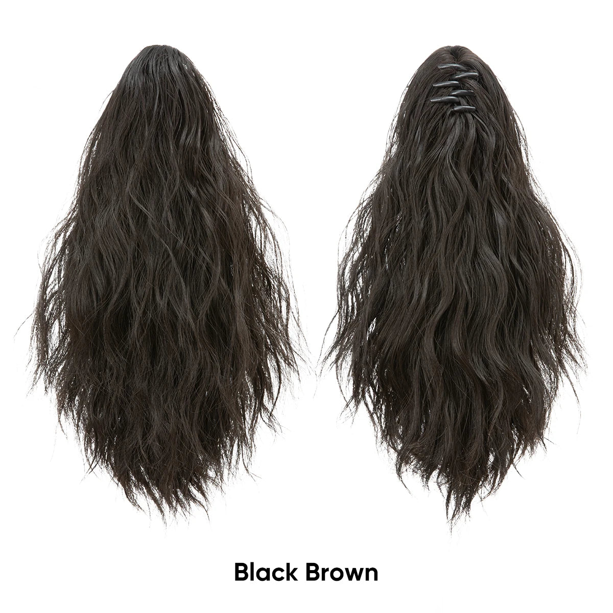 13Inch Premium Synthetic Curly Claw Clip In Ponytail Blonde Brown Short Hairpiece Fake Hair False Pigtail Hair Extensions P064