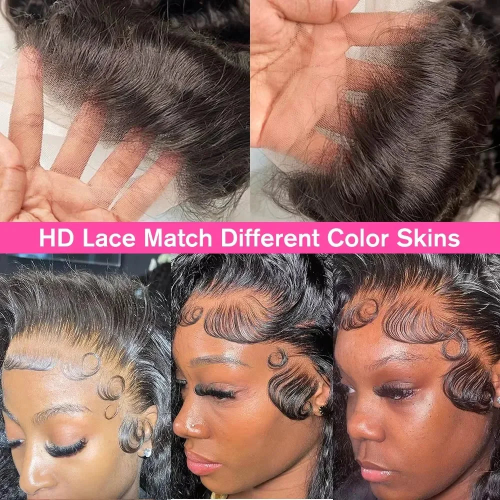 10A Glueless Wigs Human Hair Wigs Ready To Wear Bleached Knots 5x5 Pre Cut HD Transparent Glueless Lace Wigs Kinky Curly Wig100%