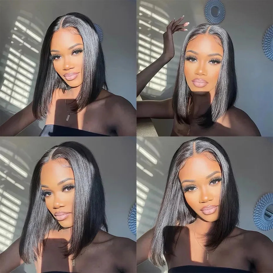 250% 10A Raw Vietnamese Transparent Lace Frontal Wig Human Hair 13x4 13x6 Bob Preplucked Bleached Knots Human Hair Wig for Women