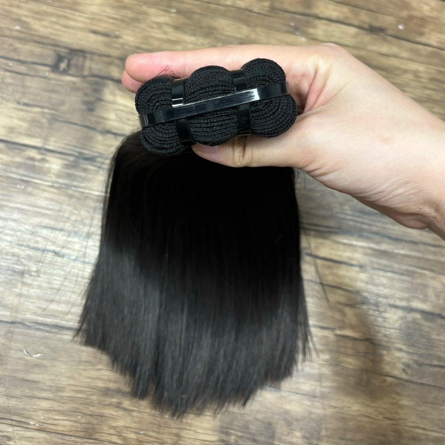 2X6 Lace Frontal Colored Vietnamese Human Hair Bundles and Closure Double Drawn Ombre Color Remy Human Hair Extensions