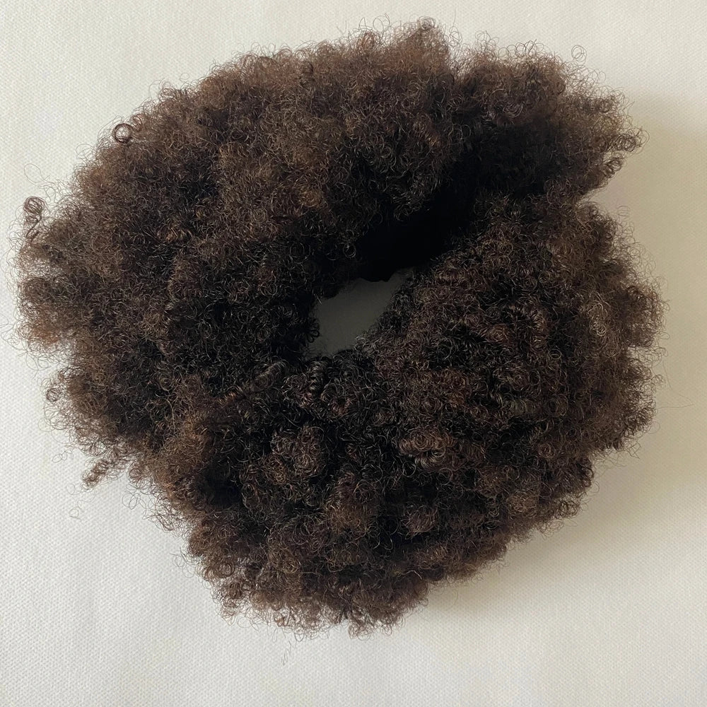 Mongolian Raw Hair Fluffy Afro Kinky Curly Bundles Hair Extension Human Hair Remy Hair Double Drawn Women's Bundles Natural Hair