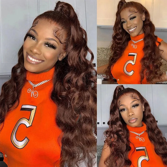 Malaysian Chocolate Body Wave Hair Weave Bundles 10-30 Inches Color 4 Virgin Human Hair Bundles Brown Body Wave Bundles 100G/Pc