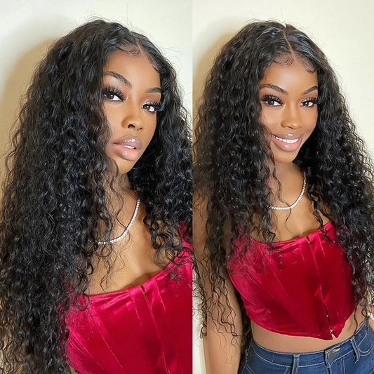 Water Wave 1 or 3 Bundles Cranberry Hair Natural Water Wave Remy Brazilian Hair Weave Bundles 100% Remy Human Hair Extensions