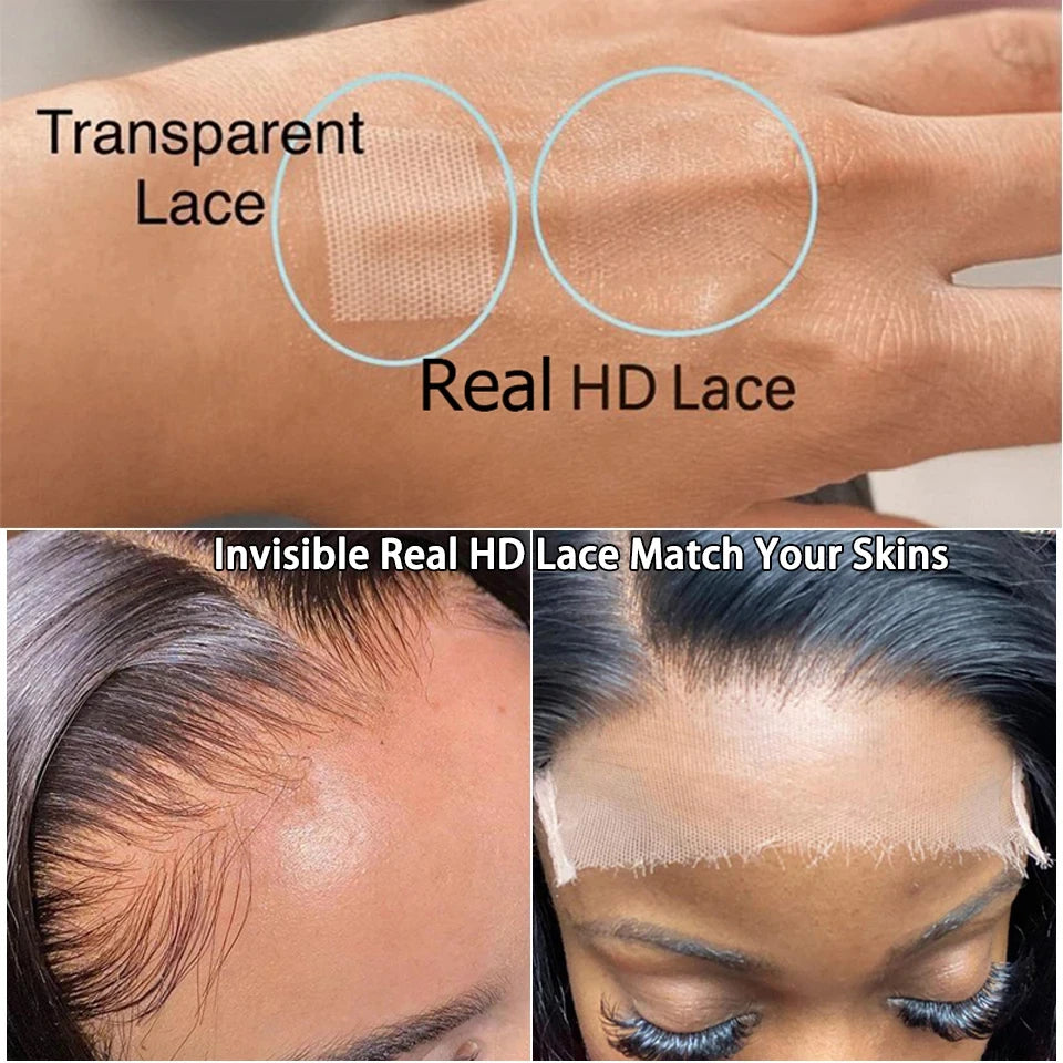 1BT4 Ombre Straight Bundles with 13x4 HD Lace Frontal 16A Double Drawn Vietnamese Hair Bundles with 2x6/5x5 Real HD Lace Closure