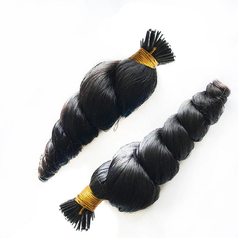 100% Human Hair Bulk Cabelo Humano No Weft Unprocessed Human Hair Boho Braids Braiding Loose Body Wave Curly Bundles Human Hair