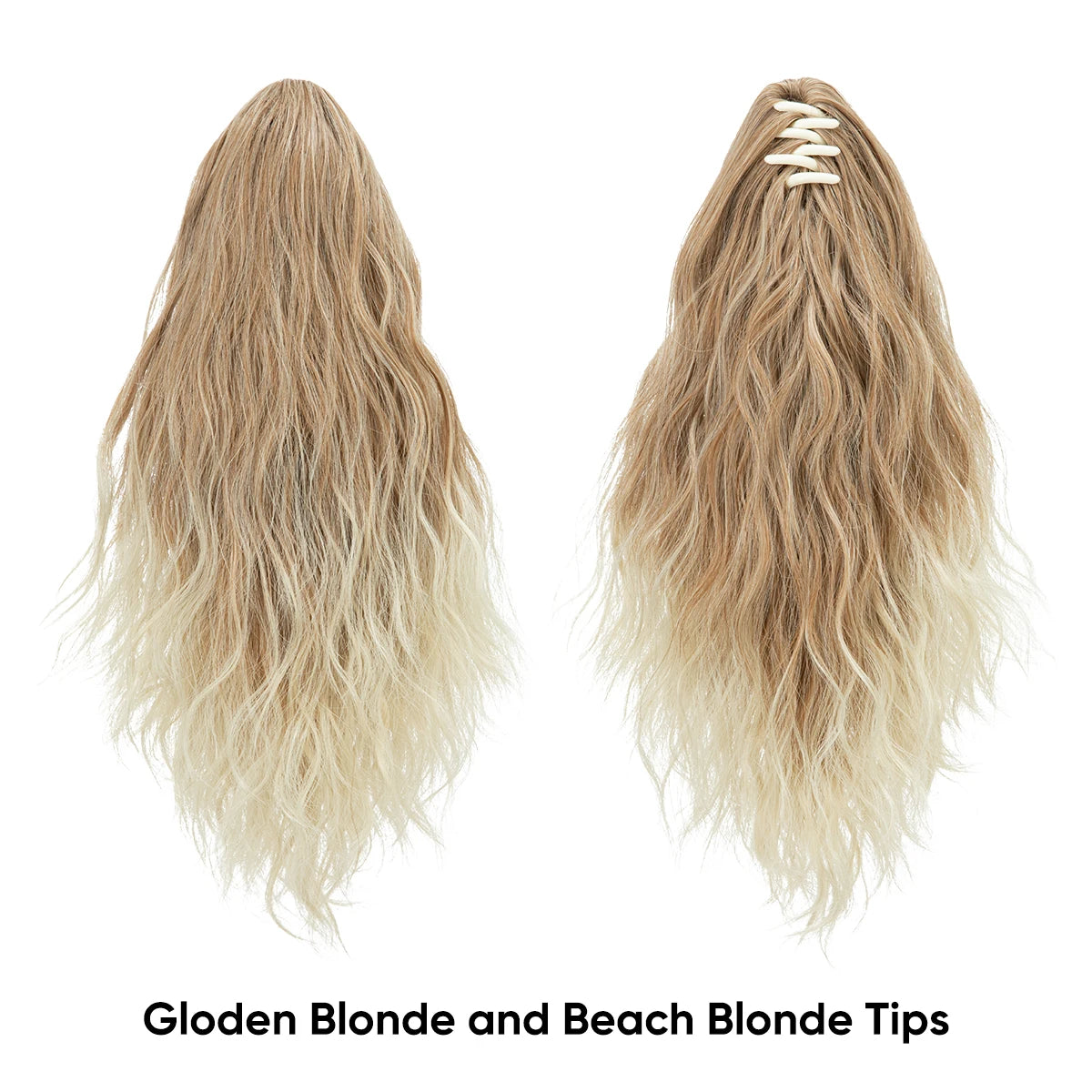 13Inch Premium Synthetic Curly Claw Clip In Ponytail Blonde Brown Short Hairpiece Fake Hair False Pigtail Hair Extensions P064