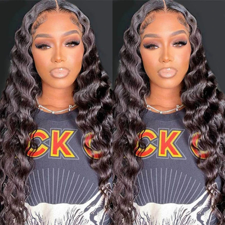 20 22 24 inch Deep Wave Hair Bundles with Closures 12A Raw Hair Long Thick Deep Curly Human Hair Bundles with 4x4 Lace Closure