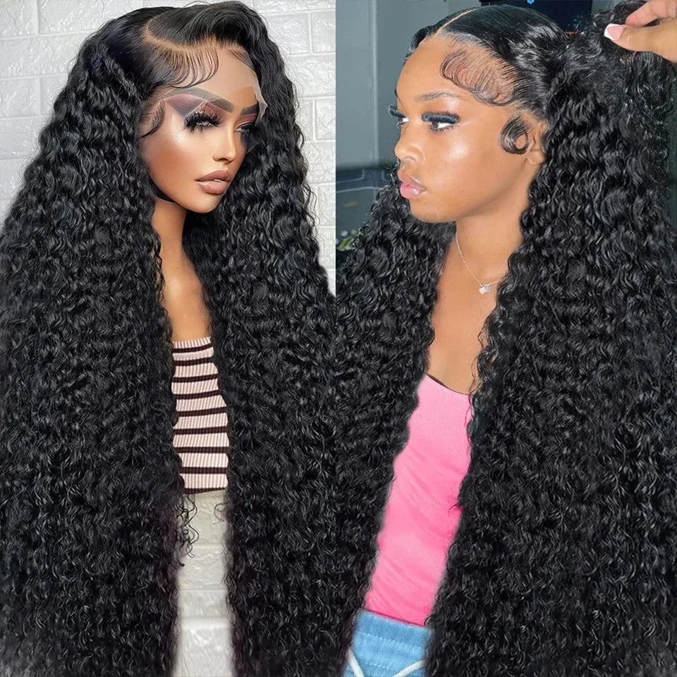 Burmese Afro Kinky Curly Human Hair Bundles Top Raw Hair Extensions Unprocessed Virgin Deep Water Wave 100% Human Hair Weave