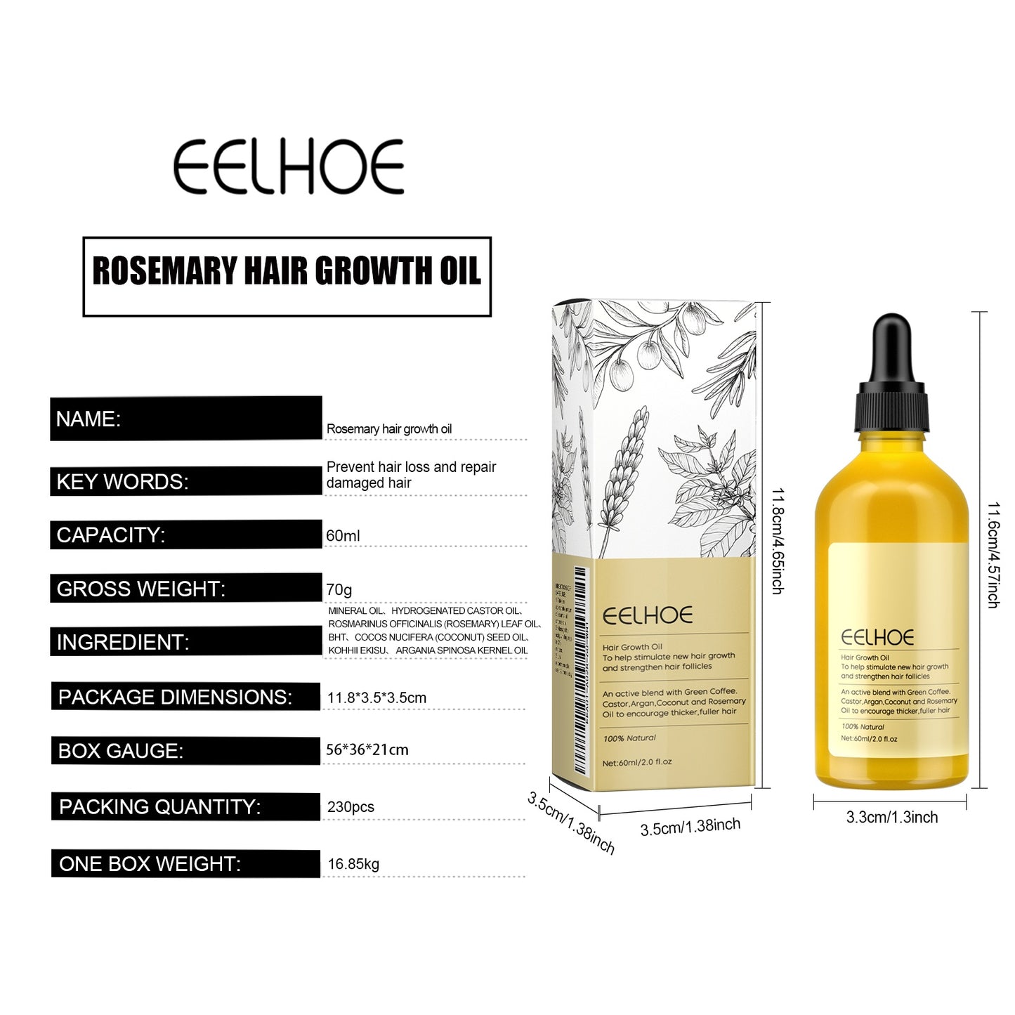 Rosemary Hair Care Essential Oil