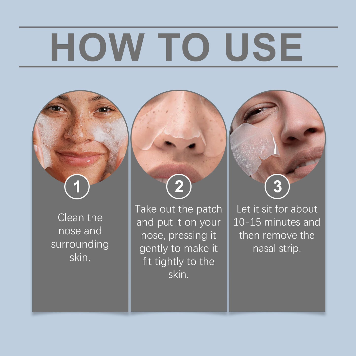 Hoygi Salicylic Acid Nose Care Patch Gently Cleanses The Skin, Oily Blackheads, Pimples, Fine Pores, And No Tightness