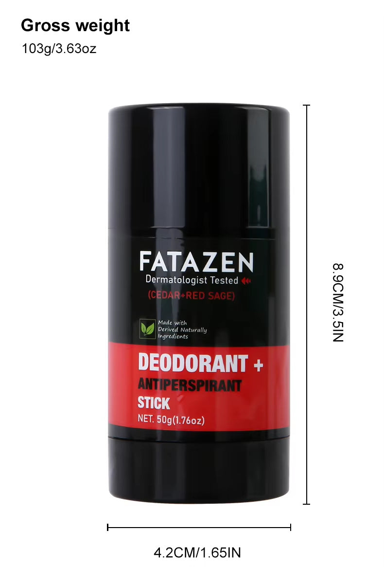 Herbal Deodorant Antiperspirant Stick Body Glide Natural Vegan Cedar Red Sage Fragrance Deodor Balm Deodorant Stick