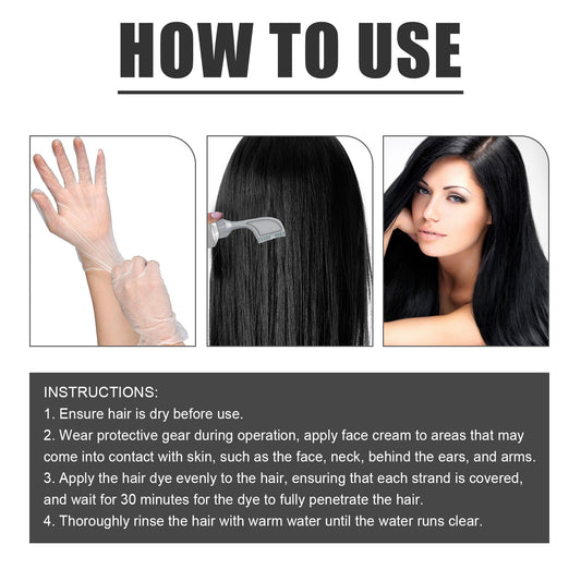 Natural Gentle Long-lasting Easy To Color Hair Cream