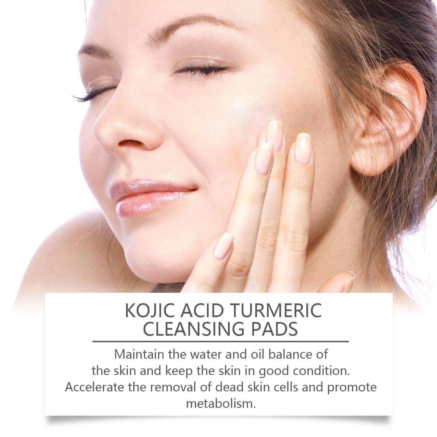 Cleansing And Skincare Turmeric Kojic Acid Cleansing Pad