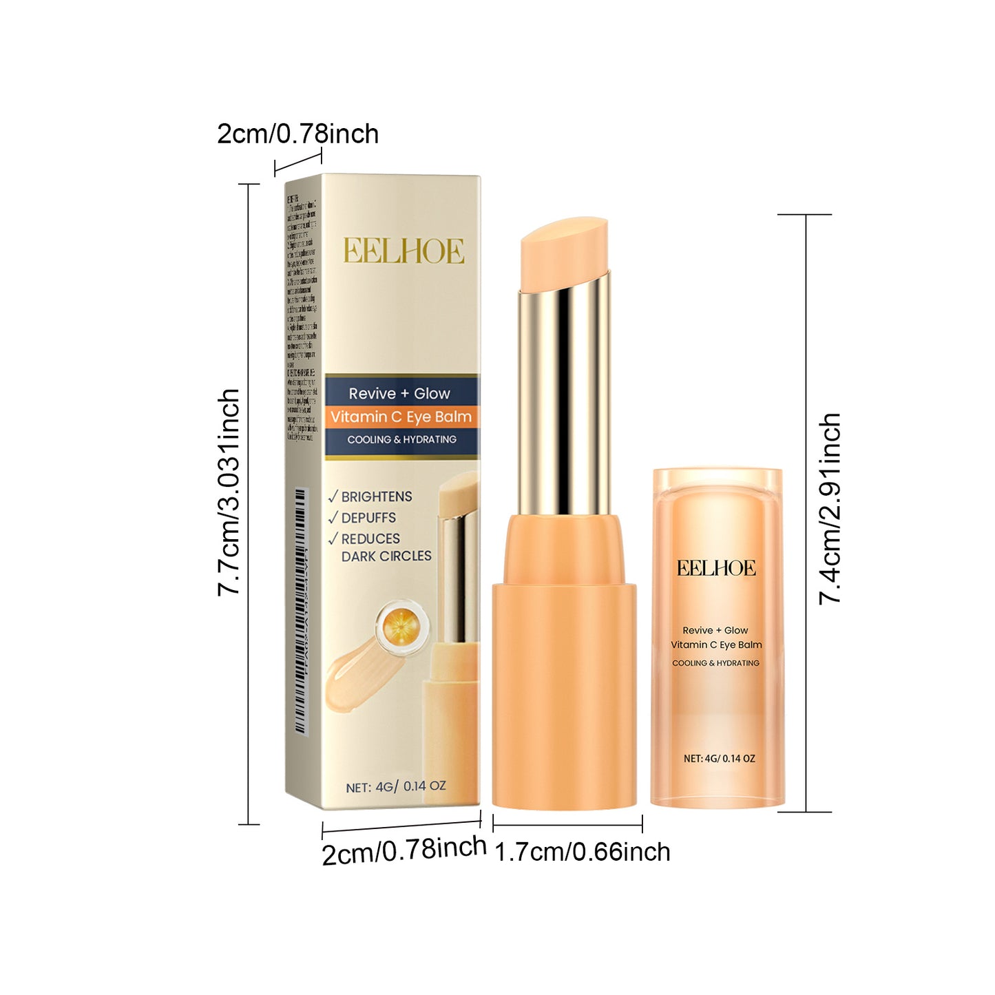 Vitamin C Eye Cream Stick Dark Circles Repair Moisturizing And Firming Eye Cream Stick
