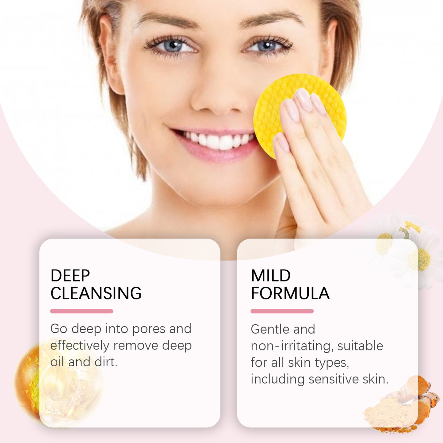 Cleansing And Skincare Turmeric Kojic Acid Cleansing Pad