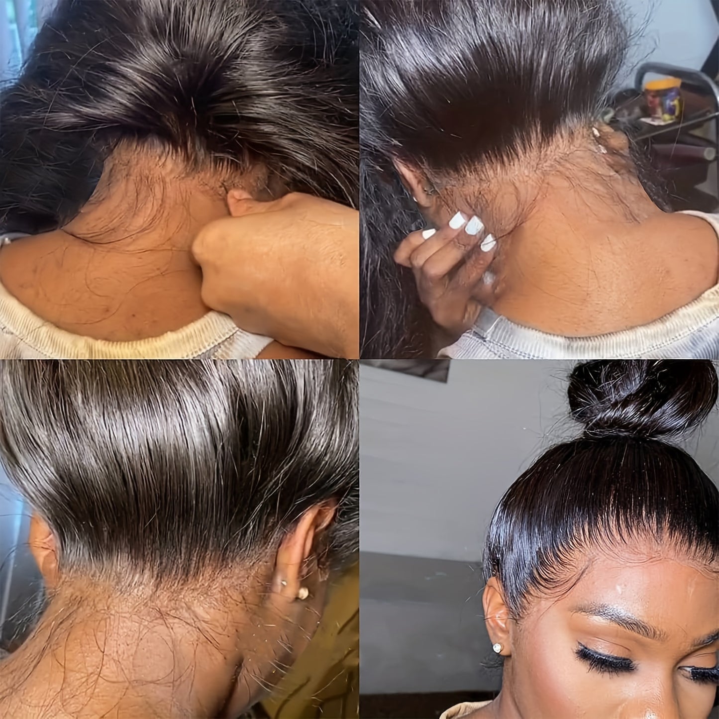 150% Density 13x4 Full Lace Front Wigs Human Hair Pre Plucked Straight Lace Fronal Wig HD Transparent Human Hair Lace Front Wigs For Women Natural Color