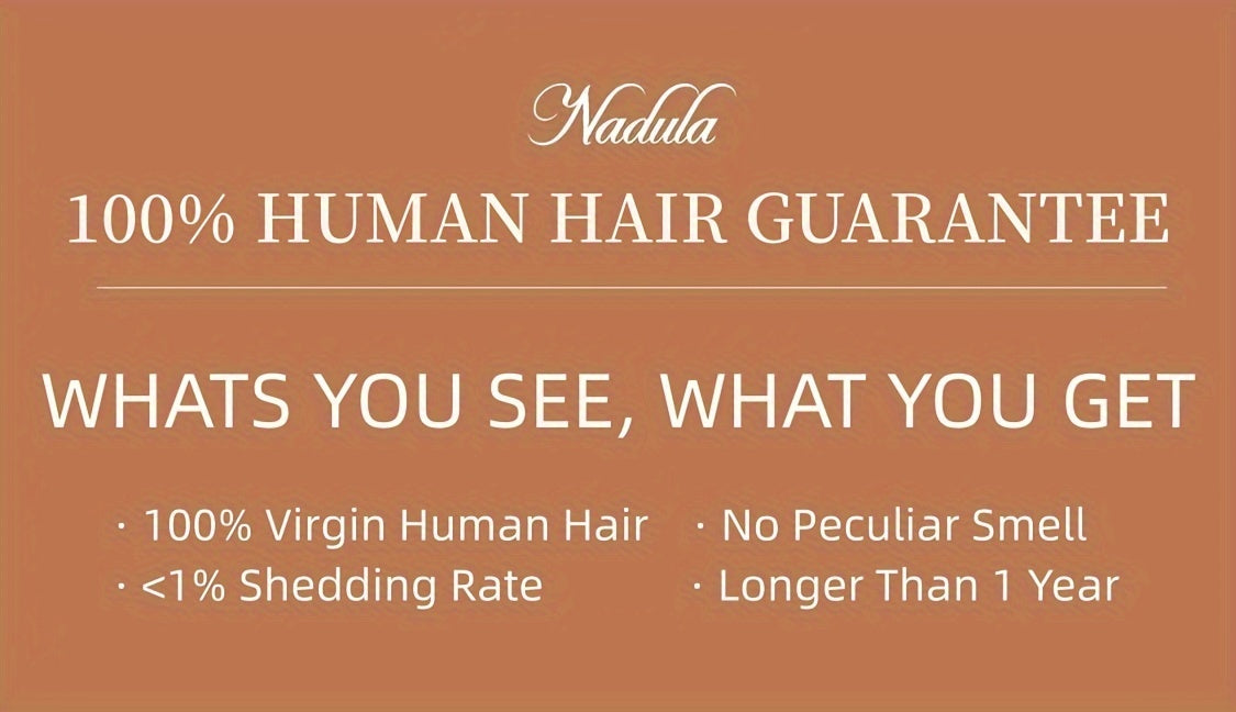Nadula 12A Reddish Brown Body Wave Human Hair Weave 3 Bundles with 4x4 lace closure, Brazilian Remy Hair Ombre Balayage Human Hair Extension FB30 Highlight Color